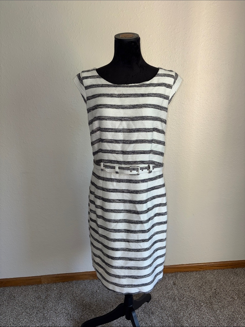 Banana Republic Cream & Brown Label dress
